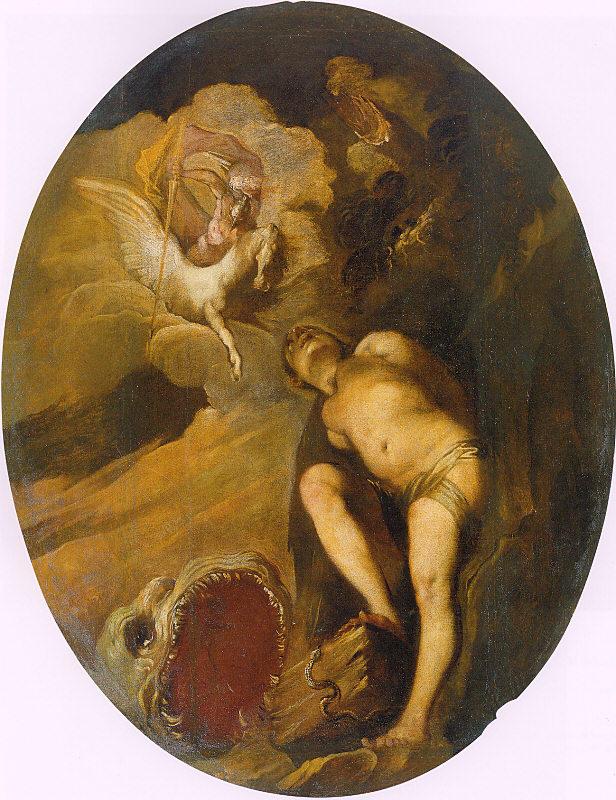 Maffei, Francesco Perseus Liberating Andromeda Germany oil painting art